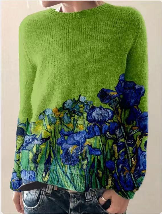 Le Pull Floraison du Peintre