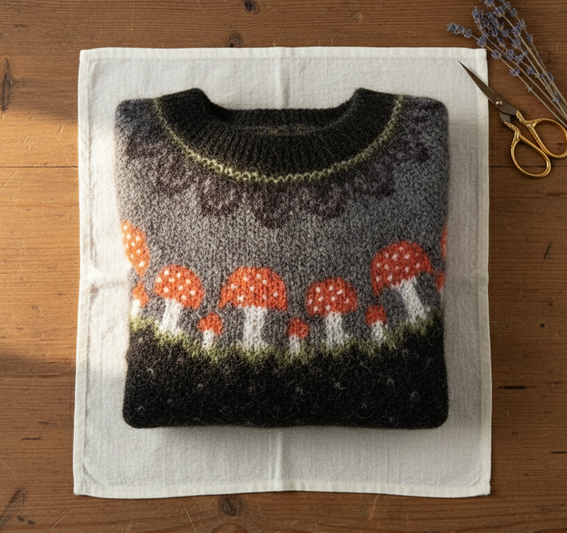 Pull Prairie aux Champignons