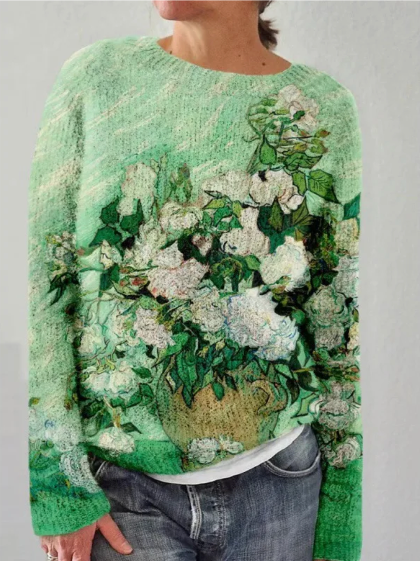 Pull Fleur de Menthe